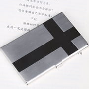 Stainless Steel Business Card Holder, Slim Metal Pocket Card Case Wallet for ID, Credit Cards and Name Cards, TIKA