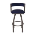 thumbnail image 5 of 861 Artemis 36" Swivel Bar Stool with Bronze Finish and Canter Twilight Seat and Back, 5 of 5