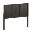 thumbnail image 2 of Emma + Oliver Full Size Three Panel Wooden Adjustable Headboard Only in Dark Brown, 2 of 10