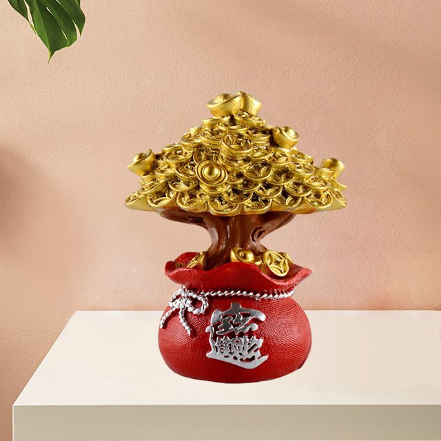 Adornos de Feng Shui para La Decoración para El Regalo de La Decoración Del Hogar de , Estilo 2 Soledad Estatua del árbol de la suerte