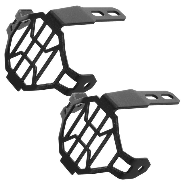 KAKOWELY 2pcs Fog Light Guard Motorcycle Fog Light Protector Fog Light Grill Cover Motorcycle Fog Light Guard Motorcycle Fog Light Cover Motorcycle Fog Light Hood