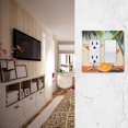 thumbnail image 5 of Yayeee Rocker Switch Wall Plate 3-Gang 6.5"x4.6" Home Decorative Outlet Cover, Mid Century Glasses, 5 of 6