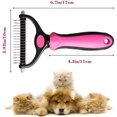 thumbnail image 5 of Cepillo para el pelo de perros Cepillo para gatos, rastrillos para desenredar perros, cepillo para el cuidado de la depilación, peine para el cuidado de la capa interna que elimina la capa intern, 5 of 5