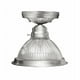 Livex 6006-91 Home Basics Ceiling Mount Light- Brushed Nickel – image 1 sur 2
