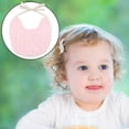thumbnail image 3 of Baberos para bebés Babero para destete con banda para el cuello ajustable para niños que comen la dentición Delantal portátil para bebés de 0 F rosa, 3 of 8