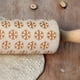 thumbnail image 3 of Rodamiento De Navidad Rolling Pastel De Fondant Roller Estampado Patrón De Navidad Lindo Para Hornear Entusiastas, 3 of 8