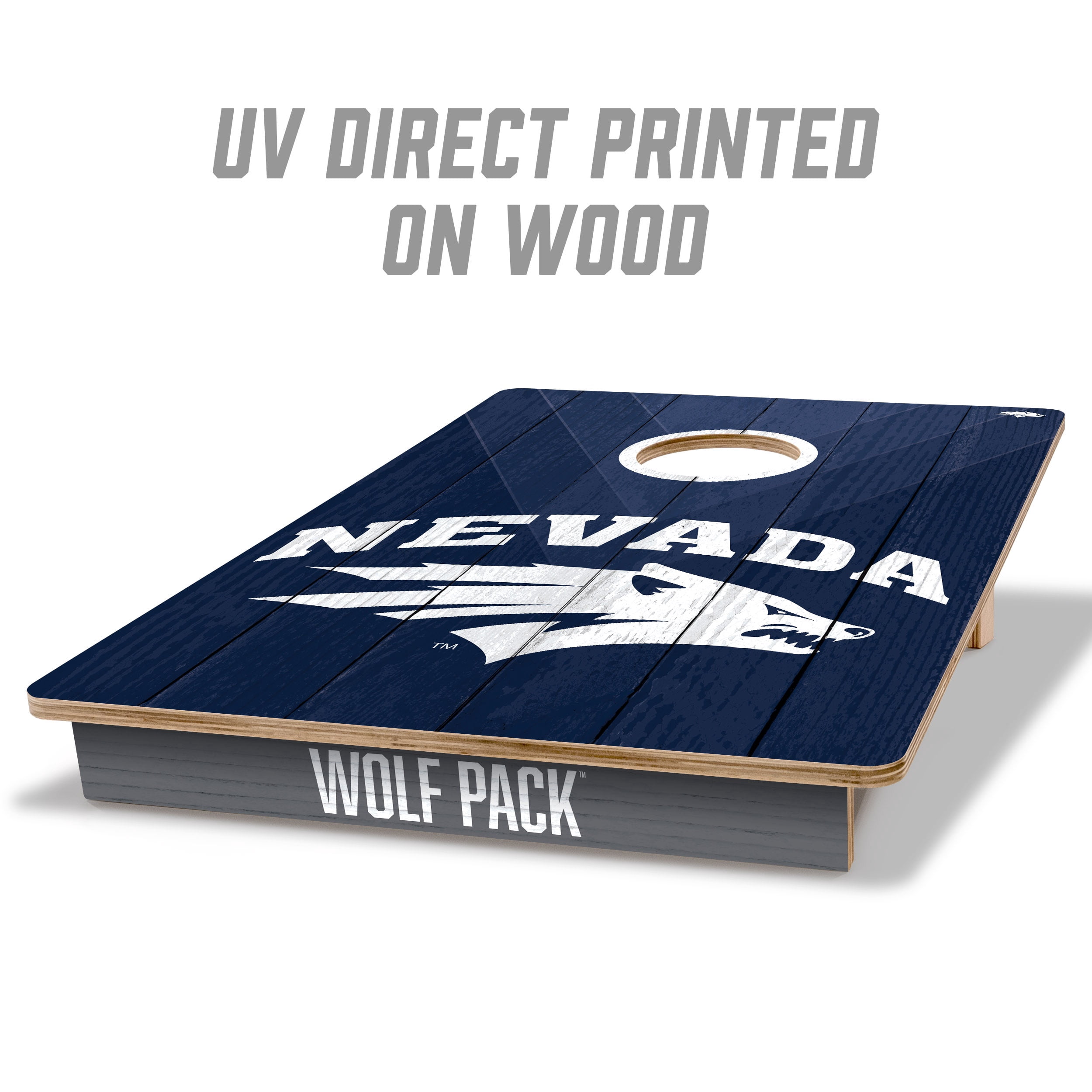 YouTheFan NCAA Nevada Wolf Pack 2' x 3' Cornhole Game No Bags