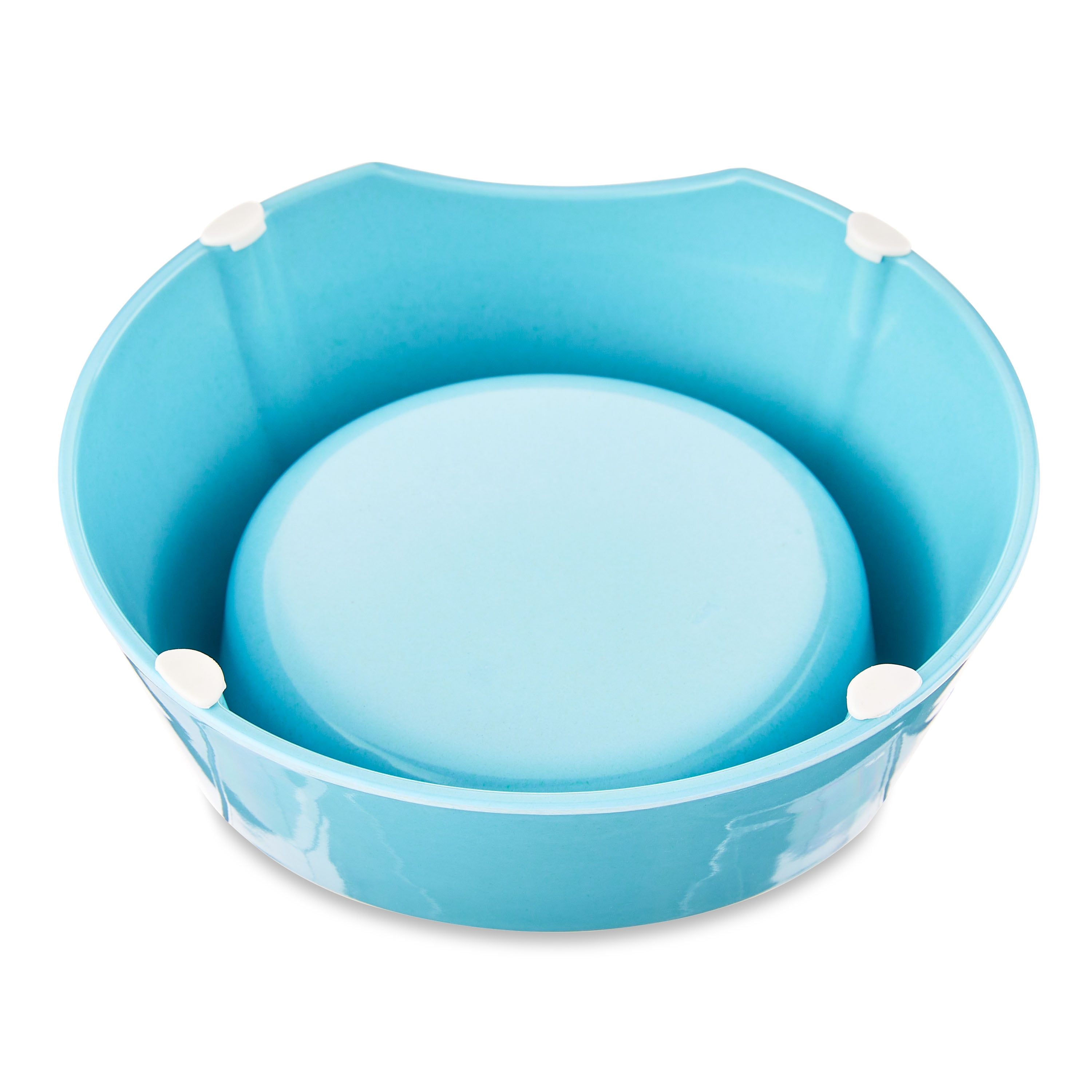 Blue Elevated Pet Bowls with Non Slip Stand and Silicone Collapsible Bowls  16 Ounces, 1 unit - Kroger