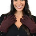 thumbnail image 3 of Guantes de invierno para mujer para clima frío, guantes térmicos con puños para conducir, 3 of 5