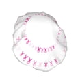 thumbnail image 2 of Balery Breast Cancer Awareness (4) Shower Caps, Double Layer Waterproof Shower Cap, Double Layers Reusable Shower Cap With Soft Comfortable For Long Thick Hair Soft Bath Shower Hair Caps, 2 of 9
