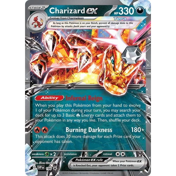 Collectible Pokemon Scarlet & Violet Obsidian Flames Promo Charizard ex SVP0196 [Holo]