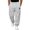 Light Gray, variant on Men's Sweatpants Joggers Fleece Lined Warm Winter Pants Drawstring Elastic Waist Cuffed Harem Trousers Casual Loose Fit Lounge Pants Running Workout Gym Athletic Bottoms