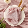 thumbnail image 3 of Xukmct Pack of 6 Cloth Napkins Solid Color Washable Fabric Napkins for Weddings, Parties, Dinner, 17"x17", 3 of 7