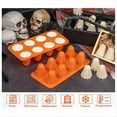 thumbnail image 4 of 2 Packs Ghost Chocolate Candy Molds Halloween Silicone Molds, 4 of 5