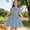d-57Light Blue147, variant on HAYIMI Child Girls Sleeveless Flower Fruits Print Dress With Bow Tie Back Elegant Party Gown Summer Celebrations O-Neck Trendy Dresses