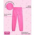 thumbnail image 2 of Real Love Girls' Sweatpants - 4 Pack Basic Solid Active Fleece Joggers (Size: 7-16), 2 of 6