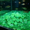 thumbnail image 6 of SouMaox Artificial Starfish Sea Shells Aquarium Decor, Glowing Stones for Fresh Water Saltwater Tank, Luminous Night Light Decor, 0.59" Green, 6 of 6
