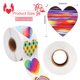 thumbnail image 2 of 500 Uds pegatinas de corazón, pegatinas de San Valentín autoadhesivas pegatinas de amor sobre Scrapbooking decoración DIY Adepaton BST3014093-1, 2 of 6