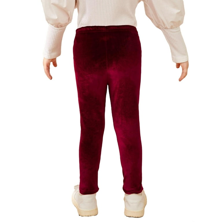 Maroon toddler leggings hotsell