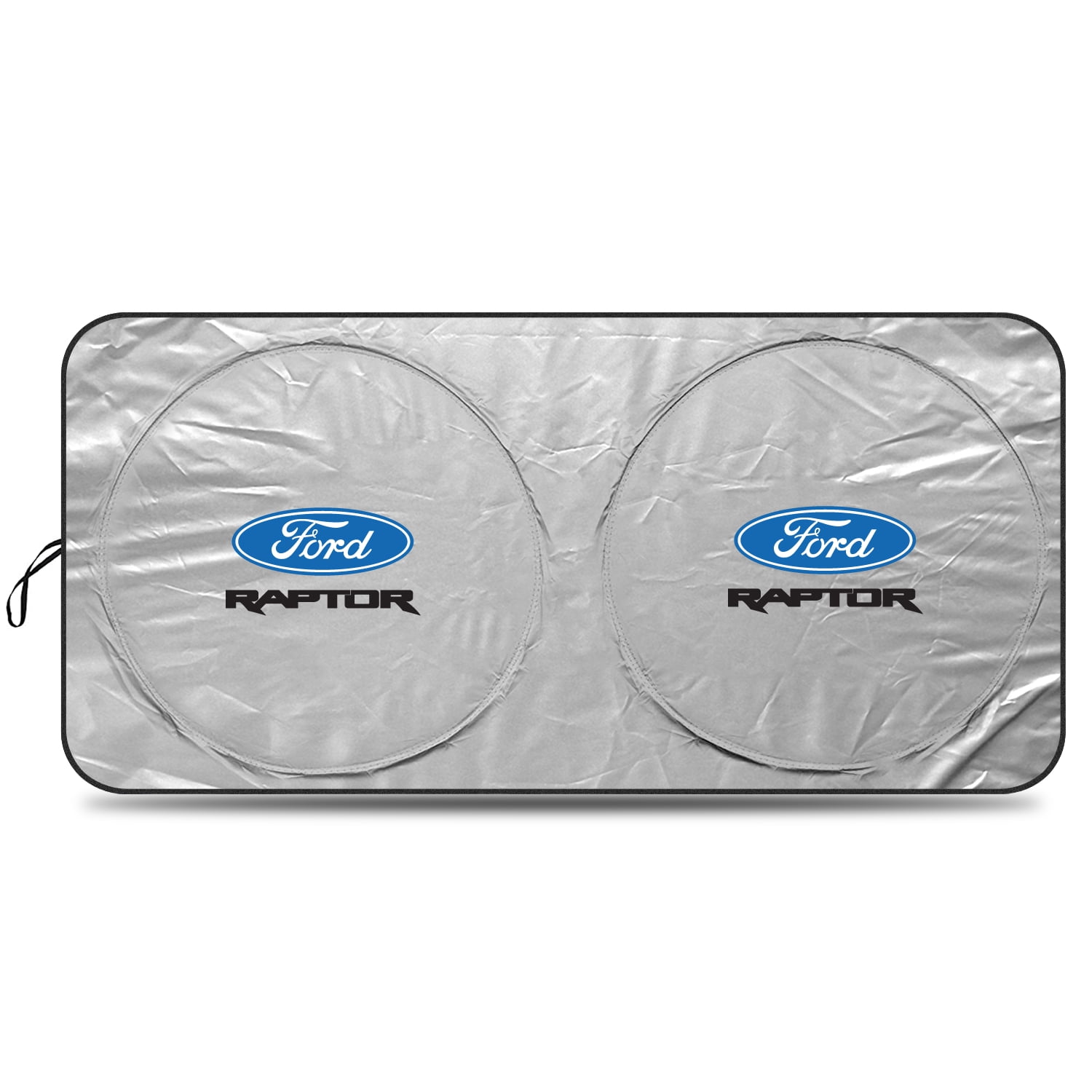 Ford F 150 Raptor Universal Fit One Piece Easy Folding Silver Reflective Fabric Windshield Sun Shade Size 75 5 X 37 5 Walmart Com