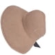 thumbnail image 4 of Toystoory Sombreros de verano para mujer, sombrero de sol con protección y detalle de lazo de ala ancha para mujer, novedad Escalada beige A rayas, 4 of 6