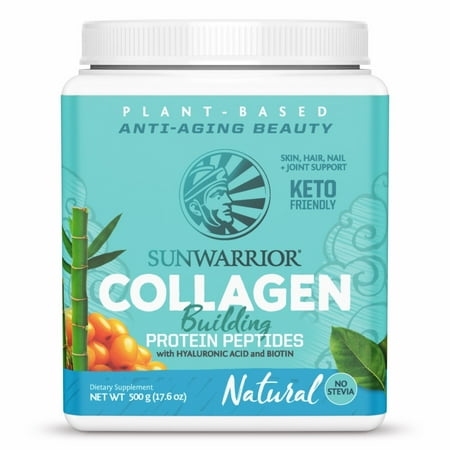 Sunwarrior Collagen Building Protein Peptides Natural -- 17.6 Oz
