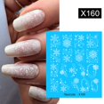 thumbnail image 1 of Calcomanías de agua con patrón de mármol floreciente de tinta negra Harunouta, pegatinas de línea negra, deslizador de cara de hojas de flores para decoración artística de uñas de verano Tan Jianjun unisex, 1 of 2