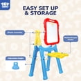thumbnail image 4 of Pizarra magnética Easel STEAM Life de doble cara 4 en 1 para niños, 4 of 9