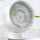 thumbnail image 2 of Ventilador de escritorio USB, pequeño ventilador de mesa de escritorio personal con viento fuerte, mini ventilador portátil de funcionamiento silencioso para mesa de dormitorio de oficina en, 2 of 5