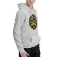 thumbnail image 3 of Charleston Battery Men Fleece Hoodie Casual Pullover Sweatshirt With Kangaroo Pocket, 3 of 6