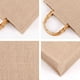 thumbnail image 2 of Bolso De Tela De Saco Bolso De Almacenamiento De Estilo Simple Bolso De Tela De Saco Beige Natural Bolso De Tela De Saco Recubierto Con Película Impermeable Con Artesanía Mango De Bambú Elegante Bolso Cateissary HA028375-01, 2 of 5