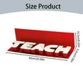 thumbnail image 3 of DGLQMYX (65x15x5cm)Teach Box Empty Cardboard Letter Shaped Packaging Box Graduation Teacher's Day Gifts, Cardboard Letter Shaped Fillable Chocolate Strawberry Flower Packaging Gift Box (Pink-A), 3 of 5