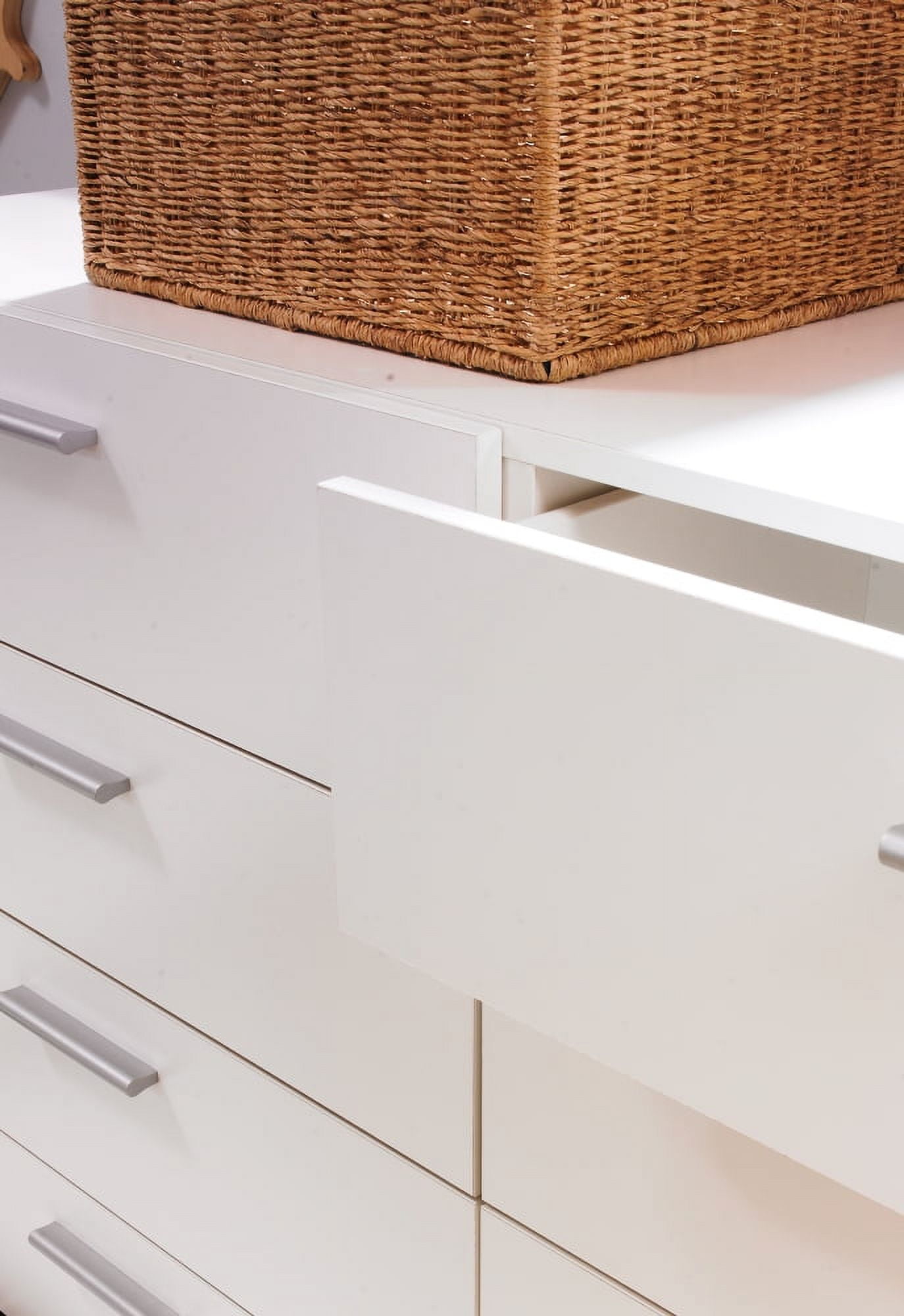 Tvilum Loft 8 Drawer Double Dresser for Adults, White Best Deals and