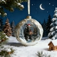 thumbnail image 3 of PEIBang Christmas Tree Ornament 2025,2D Flat Decorative Xmas Tree Pendant,Hanging Ornament for Indoor Outdoor Christmas Decorations, 3 of 5