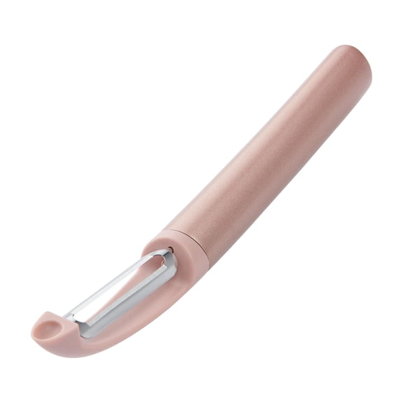 Dolly Parton 7.6 in Stainless Steel Euro Veggie Peeler, Blush