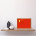 thumbnail image 2 of China National Flag Patriotic Vexillology World Flags Country Region Poster Artwork Framed Wall Art Print A4, 2 of 4