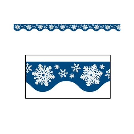 6 Winter Wonderland Room Wall Border Trim Scene Setter Decal Decoration