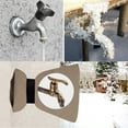 thumbnail image 4 of Begzeat 1pcs Faucet Protective Cover Winter Outdoor Water Outlet Water Insulation Antifreeze Cover Spring Sale Products,Khaki, 4 of 9
