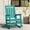 Aqua, variant on Oversized HDPE Outdoor Rocking Chair, High Back Porch Rocker 380lb, Dark Gray