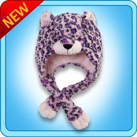 Genuine Ultra Soft My Pillow Pet Lulu Leopard Hat Authentic