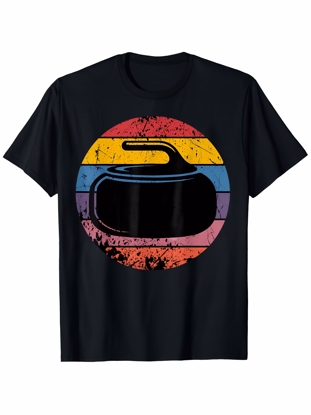 thumbnail image 1 of Summer Men's Casual Black Short Sleeved T-shirt, Suitable for Parties and Outdoor Sports, 1 of 5