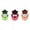 Red,Green,Orange, variant on Vikakiooze under10, 3Pcs Fruit Star Shape Fondant Cake Cookie Plunger Mould Mold Cutter Tools