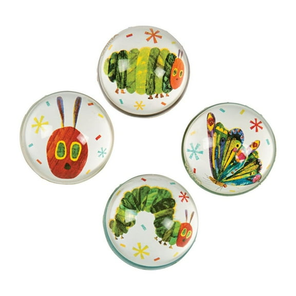 Very Hungry Caterpillar Bouncing Balls - Party Favors - 12 Pieces