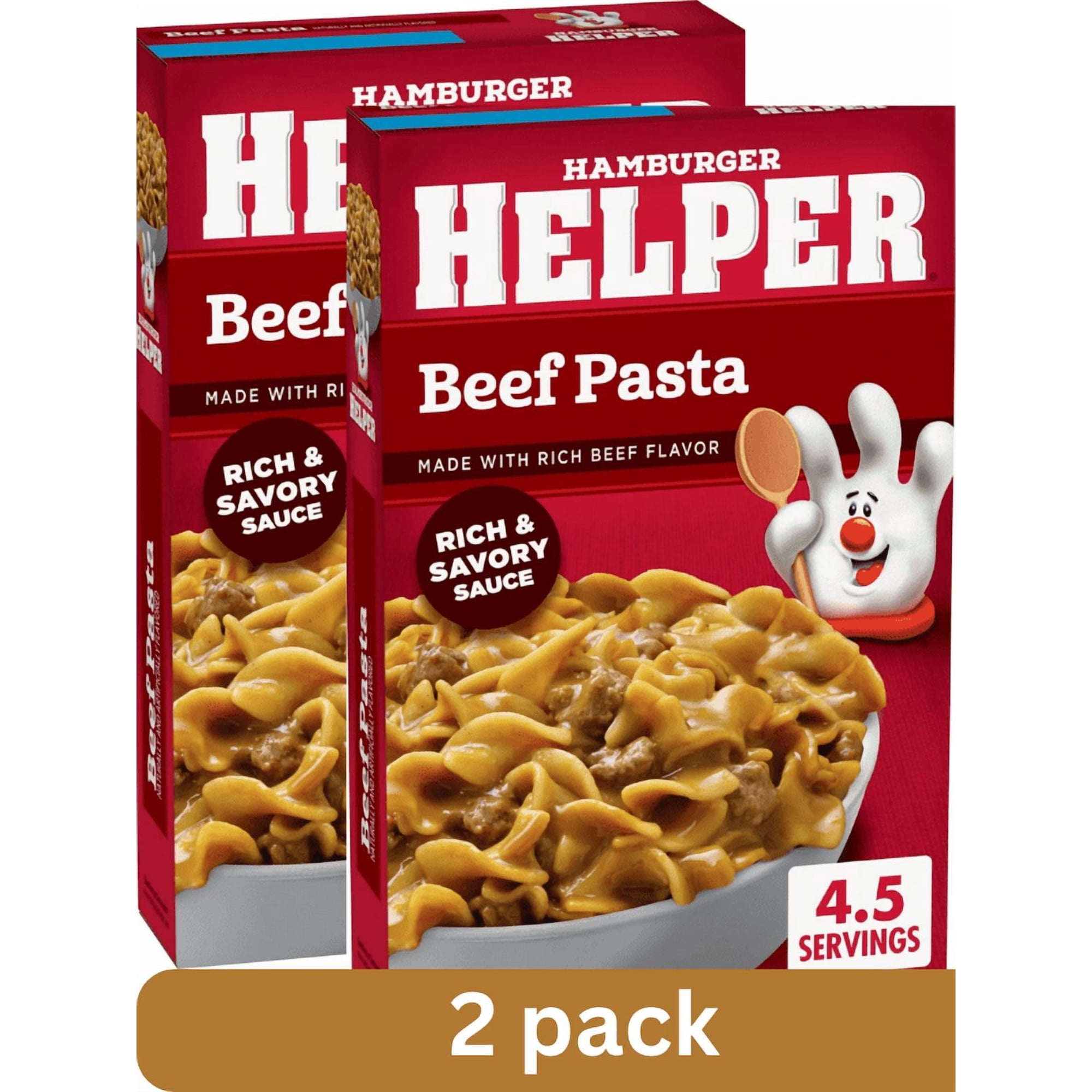 Hamburger Helper Beef Pasta with Rich Beef Flavor,(1Pack)