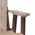 thumbnail image 3 of OS Home and Office Furniture 42" Resin Fan Back Chair in Weatherwood/Brown, 3 of 6