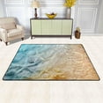 thumbnail image 2 of Dreamtimes Blue Sea Water Starfish Area Rug, 36"x24" Beach Seashells Non-Slip Washable Indoor Door Mat, Absorbent Floor Mat for Bedroom Kitchen Entryway Bathroom, 2 of 7