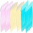 thumbnail image 1 of CKANDAY 60 Pieces Eyebrow Razor Shaper Trimmer Shaver Women Men Facial Razor with Precision Cover,3 Colors, 1 of 8