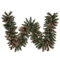 thumbnail image 1 of Vickerman B166314 Snow Tip & Berry Dura-Lit Garland with Multi-Colored Lights, 9 ft. x 12 in., 1 of 1