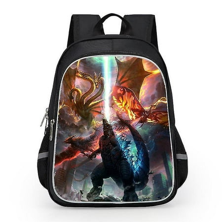 Godzilla Print School Bag Kids Waterproof Backpack | Walmart Canada