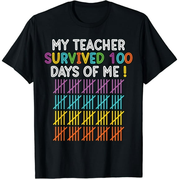 100 Days of School Happy 100th Day of School Teacher Student T-Shirt
